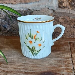 Vintage Original Bohemia March Dafodil/ Jonquil Mug